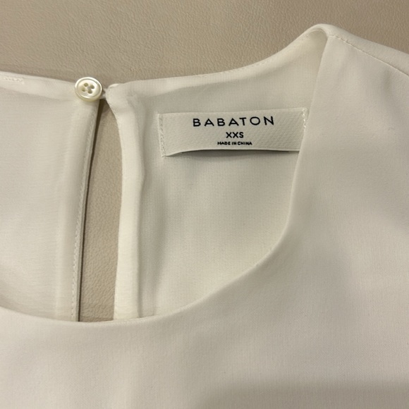 Aritzia Babaton Parsons blouse white NWT - Picture 4 of 6